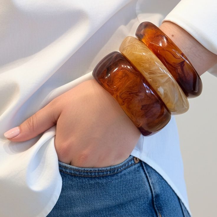 Acrylic bangles