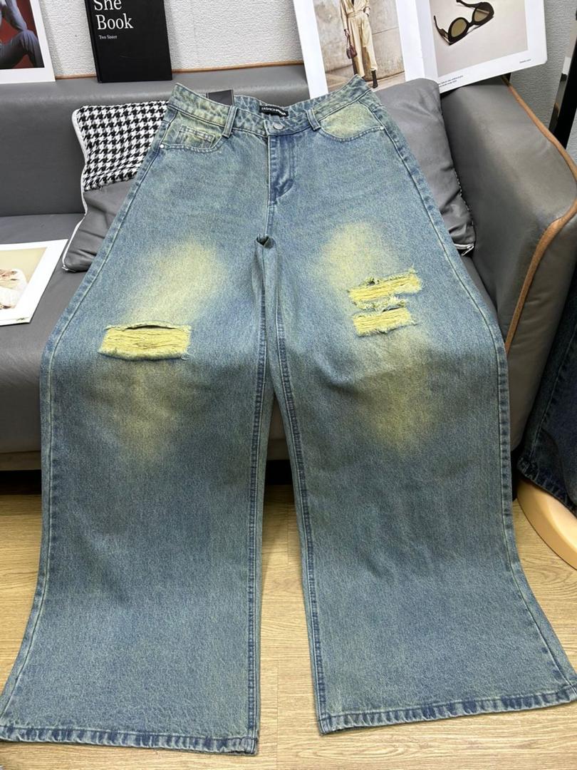 Frost faded jean