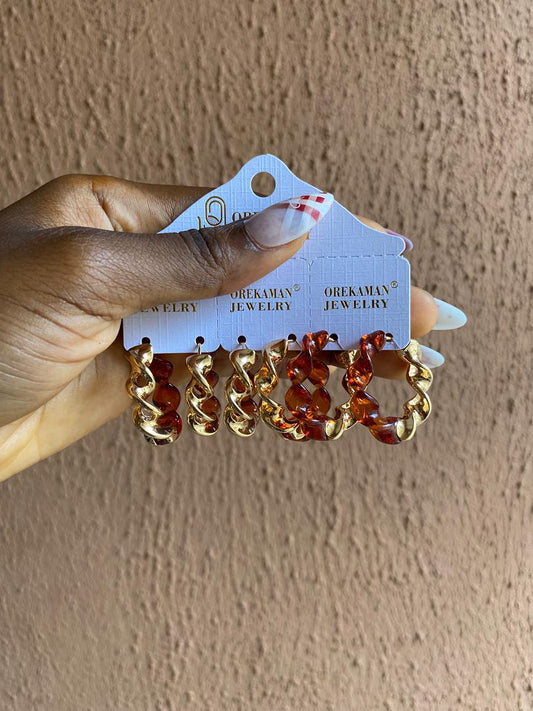 Red/gold twist