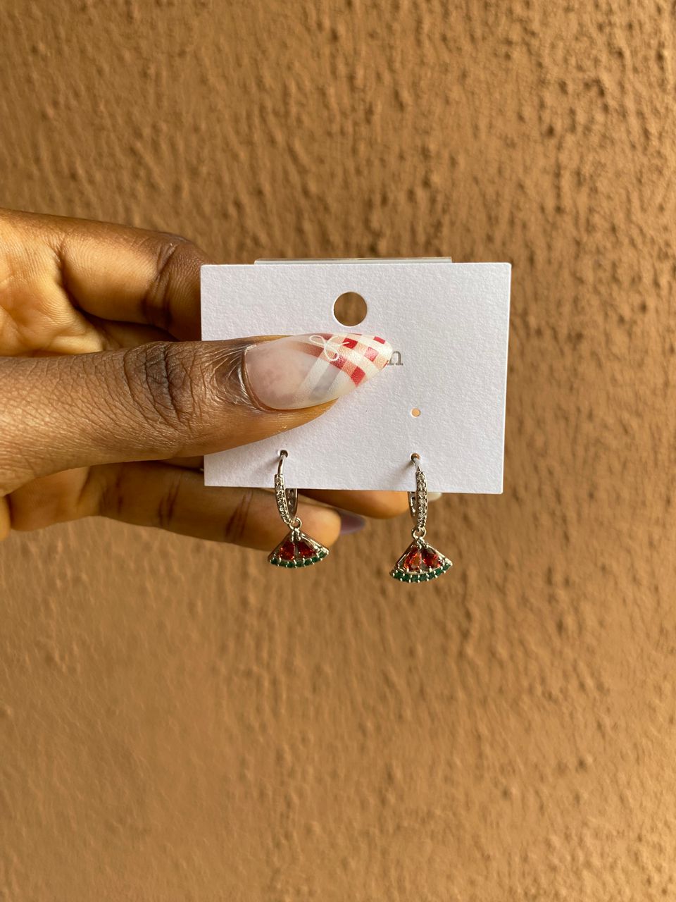 Pizza jewel gold / silver earrings