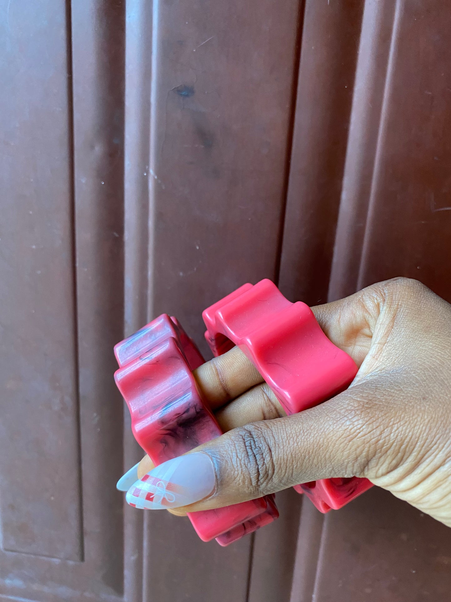 Bolt acrylic bracelet