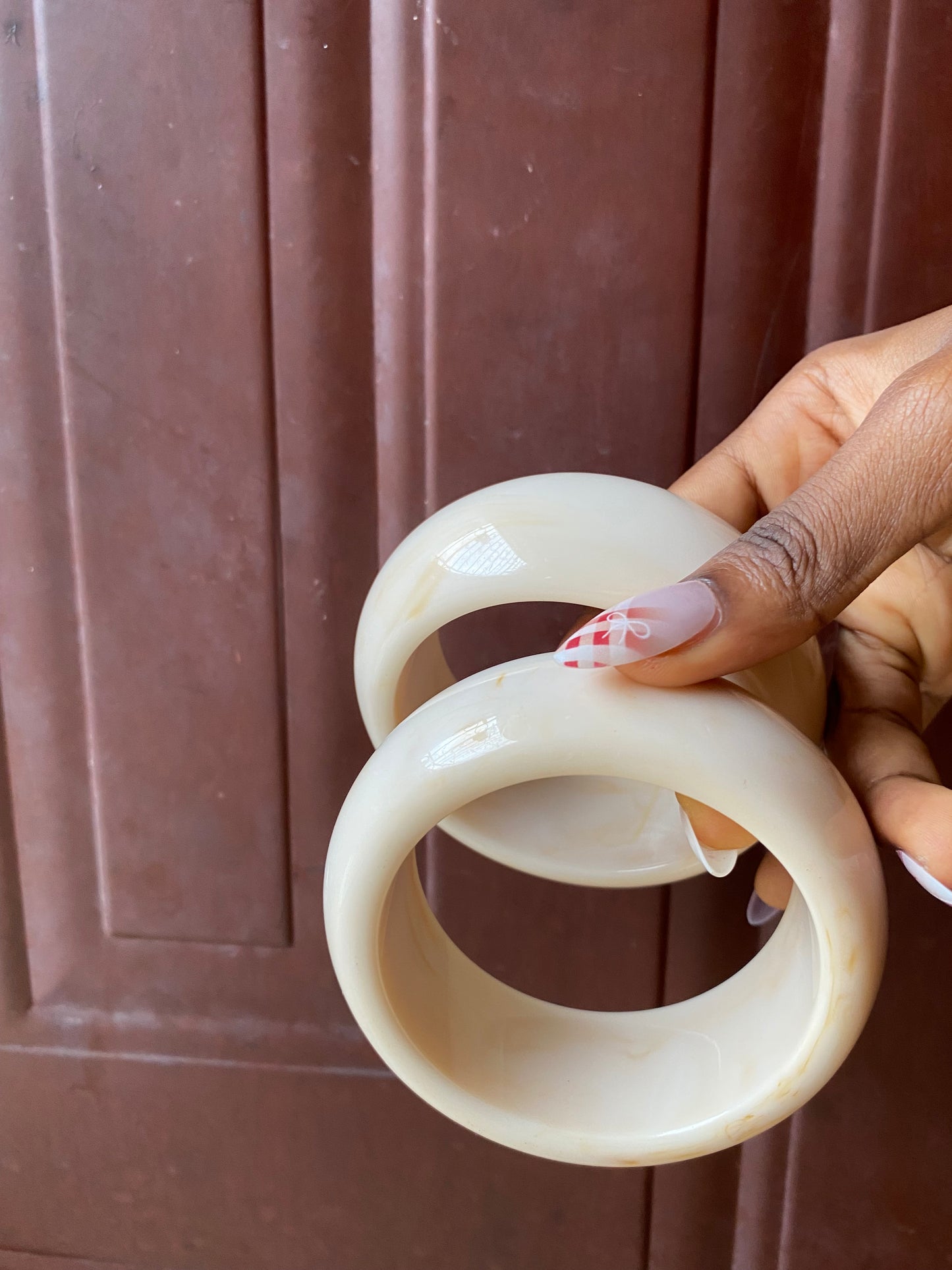 Circle acrylic bracelet