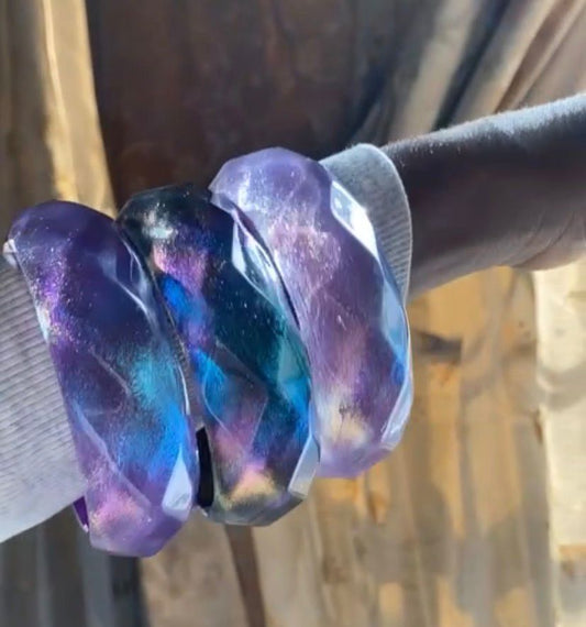 Glitter chunky bracelet