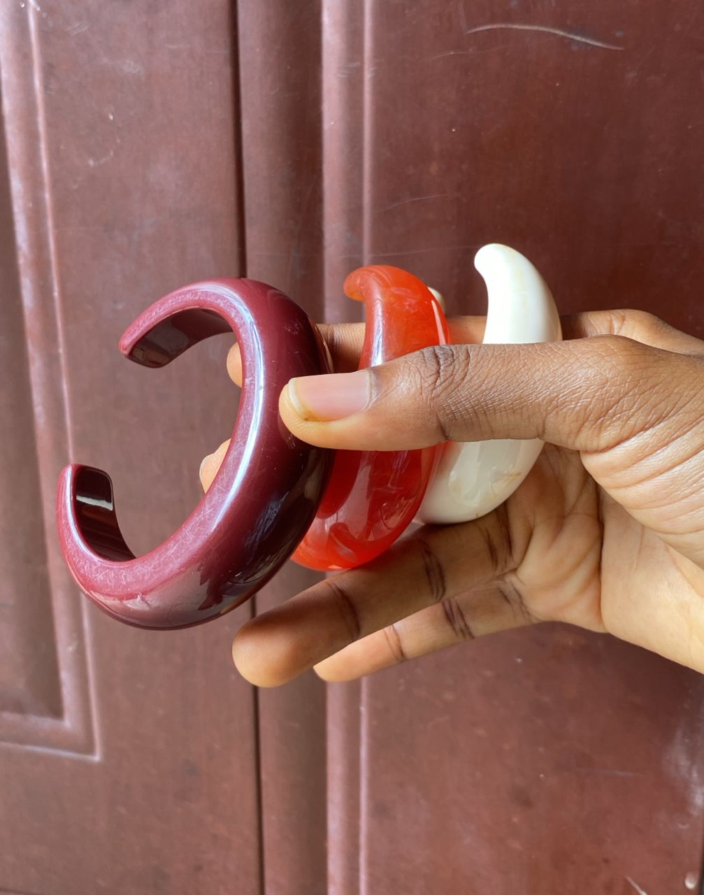 curved half bracelets